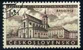 PIA - CECOSLOVACCHIA - 1958 : Exposition Philatélique De Brno - Cathédrale De Saint Thomas - (Yv 982) - Used Stamps