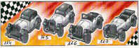 KINDER - K95 N°114 -Voiture Métal -  Studebacker 1927 - Voiture Brune Sans Bpz * - Metal Figurines