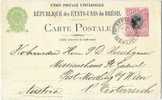 Entier Postal Exp. De Victoria  - Mission / Postal Stationary - Cartas & Documentos