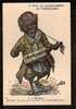 CPA ANCIENNE- AFRIQUE- ILLUSTRATION HUMOURISTIQUE SIGNÉE CHAGNY- JOUEUR AFRICAIN* TRES GROS PLAN - Chagny