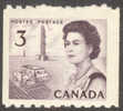 Canada 1967 Mi. 400 C Queen Elizabeth II Perf. 9 X Imperf. Coil Stamp MNH - Roulettes