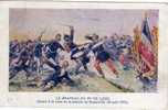 MILITARIA DRAPEAU DU 57IEME DE LIGNE DECORE A LA BATAILLE DE REZONVILLE LE 16 AOUT 1870 ( Casques à Pointes ) - Flaggen