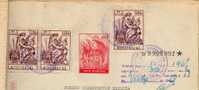 1964 - SPAGNA - MARCHE DA BOLLO SU ATTO NOTARILE COMPLETO    RR - Revenue Stamps