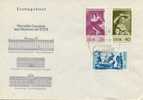 ALLEMAGNE REPUBLIQUE DEMOCRATIQUE / GERMAN DDR - 1967- ART - PEINTURE - SCOTT 929-32-33-ENVELOPPE - Covers & Documents