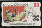 Q782.-.C U B A.- 1971 .- " V JUEGOS PANAMERICANOS CALI-COLOMBIA  " .- EDIFIL #: 1841 .- MNH.- - Base-Ball