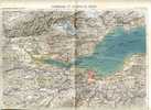 - EDIMBOURG ET LE GOLFE DE FORTH . CARTE GRAVEE EN COULEURS AU XIXe S. - Mapas Topográficas