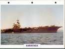 Etats Unis 1955 : Porte-avions Lourd SARATOGA - Bateaux