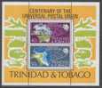 UPU, Trinidad & Tobago Sc244a UPU Centenary, - U.P.U.