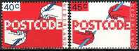 Postal, Netherlands Sc574-5 New Postal Code - Code Postal