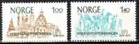 Postal, Norway Sc643-4 UPU Centenary - U.P.U.