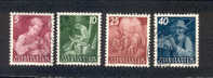 Liechtenstein   1951.-  Y&T Nº   251/52 - 255 - 257 - Oblitérés