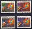 10 Jahre Befreiungsfront Vietcong 1970 Stahlhelm Vietnam 31/4 O 8€ Flagge Military Set From Asia Rar - Briefmarken