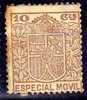 Especial Movil, Monarquia 10 Cts Lila - Steuermarken