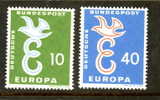 BUND MNH** MICHEL 295/96 EUROPA 1958 - 1958