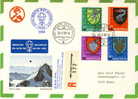 SWITZERLAND REGISTERED COVER 1980 BALLOON CANCELED BAR - Montgolfières