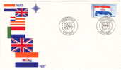 1977  Official FDC  # 3.5 National Flag - FDC