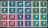 BULGARIA / BULGARIE - 1969 - Championats Du Monde De Gimnastique Artistique - Varna´69 - Bl De 4 ** - Unused Stamps