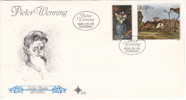 1979  Official FDC  # 3.21  Pier Wenning , Painter - FDC