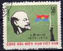 Befreiungsfront 1970 Vietcong Lenin Und Gewehr Vietnam 23/26 O 22€ Flag Military Set From Asia - Lenin