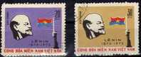 Befreiungsfront Vietcong Lenin Und Gewehr Vietnam 23/26 O 22€ - Lenin