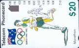 # AUSTRALIA 40 XXVth Olympiad,Barcelona 92 - Marathon 20 Anritsu  -sport-  Tres Bon Etat - Australia