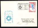 Romania 1984 Cover Olimpyc Hiver Sarajevo,PMK Temporar,obliteration Concordante.(C) - Hiver 1984: Sarajevo