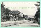 83 - RARE à CE PRIX < SOLLIES PONT - INTERIEUR De La GARE P.L.M. - ARRIVEE Du TRAIN - LOCOMOTIVE à VAPEUR - Sollies Pont