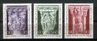 LIECHTENSTEIN : Noël - Sculptures De La Cathédrale De COIRE, Vers 1208  -  582/83/84** (YT) - Unused Stamps