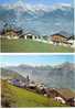 VEYSONNAZ Valais : Lot De 2 Cp : Haut De Cry & Aux Diablerets +village ( Téléphérique Renault 4L R4) - Veysonnaz