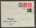 Portugal Airmail Via Aerea IMAFE Importadora De Máquinas-Ferramentas Lisboa Cover 1945 To Sweden Caravel Karavelle Ships - Lettres & Documents