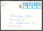 Turkey Mult Franked DIYARBAKIR Cover To Charlottenlund Denmark !! - Covers & Documents