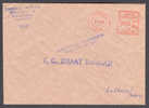 Turkey Deluxe PASINLER Meter Stamp Cover 1986 Received By Sea Mail Cancel To Bank In Lefkosa Nicosia Cyprus Cypern - Brieven En Documenten