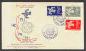 Turkey 1961 FDC Cover Mi. 1820-22 Europa CEPT - FDC