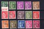 France 1932-33, Type Paix, 280 / 89 Nuances De Couleurs, Cote 19,60 € - 1932-39 Paix