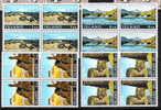 Iceland 1970 Snaefellsjokull Mountain Scenery Blk Of 4 MNH - Nuovi