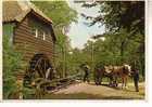 CPSM.      DOMEIN BOKRIJK.        Watermolen Uit Lummen. Gangwerk Van De Rooiermolen Uit Gruitrode. - Genk