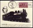 Carte Maximum ETATS-UNIS N° Yvert 540 (Casey Jones Et Locomotive) Obl  Sp 1er Jour 29.4.50 Jackson - Maximum Cards