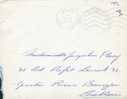 MAROC MOROCCO LETTRE RABAT CHELLAH 17/04/1958 + CACHET HOPITAL MARIE FEUILLET POUR CASABLANCA - Briefe U. Dokumente