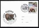 BEARS OURS, HUNTING, Stamp On Cover Obliteration Concordante 1995 Dofteana - Romania.(E) - Osos