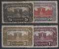 1919 1921 Austria - Österreich - Mi 285, 288, 289, 291 - Used Stamps