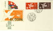 SPAIN FDC MICHEL 1266/67 EUROPA 1961 - 1961