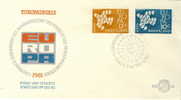 NEDERLAND FDC MICHEL 765/66 EUROPA 1961 - 1961