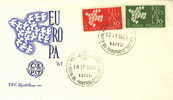 ITALY FDC MICHEL 1113/14 EUROPA 1961 - 1961