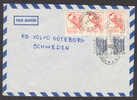 Poland Par Avion Mult Franked Deluxe MYSTOWICE 1974 Cancel Cover To Car Producer VOLVO Gothenburg Sweden - Aviones