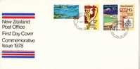 1978 FDC   Commemoratives  Stratford, Bay Of Islands, Ashburton, Telephone - FDC