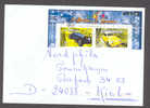 France FORBACH Moselle Cancel Cover 2000 To Kiel Germany Old Automobiles Cars Bugatti & Volkswagen Käfer - Lettres & Documents