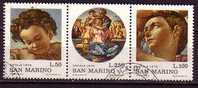 Y8799 - SAN MARINO Ss N°950/52 - SAINT-MARIN Yv N°905/07 - Used Stamps