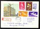 Atractive Registred Stationery Cover 6 Stamp Nice Franking 1963   Sent To Orastie. - Storia Postale