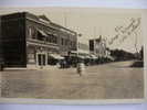 Chadron Main Street Real Photo With Advert Of Base Ball On A Barrel Real Photo - Sonstige & Ohne Zuordnung