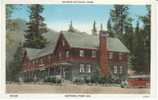 Mt. Rainier National Park Inn On 1930 Vintage Postcard - USA Nationalparks